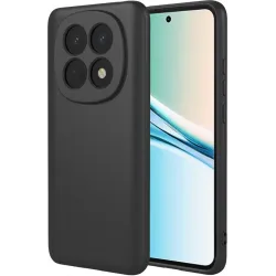 Coque arrière en silicone Phonesta Soft Silk pour Xiaomi Redmi Note 15 4G/5G / Xiaomi Poco M8 - Noir