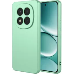 Coque arrière en silicone Phonesta Soft Silk pour Xiaomi Redmi Note 15 Pro 5G - Vert matcha