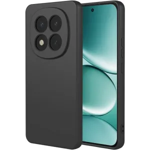 Coque arrière en silicone Phonesta Soft Silk pour Xiaomi Redmi Note 15 Pro 5G - Noir
