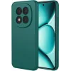 Coque arrière en silicone Phonesta Soft Silk pour Xiaomi Redmi Note 15 Pro Plus / Xiaomi Poco M8 Pro - Vert foncé