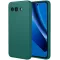 Coque arrière en silicone Phonesta Soft Silk pour Google Pixel 10a - Vert foncé