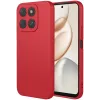 Coque arrière en silicone Phonesta Soft Silk pour HONOR 400 Smart - Rouge