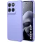 Coque arrière en silicone Phonesta Soft Silk pour Motorola Moto G67/G77 - Violet