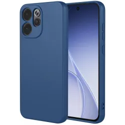 Coque arrière en silicone Phonesta Soft Silk pour Oppo Reno15 F/FS - Bleu foncé