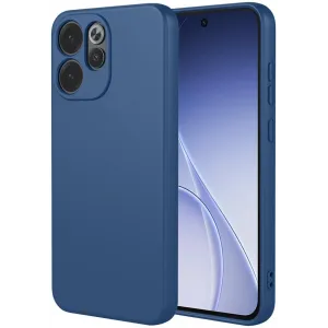 Coque arrière en silicone Phonesta Soft Silk pour Oppo Reno15 Pro - Bleu foncé