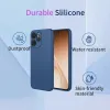 Coque arrière en silicone Phonesta Soft Silk pour Oppo Reno15 Pro Max - Bleu foncé 2