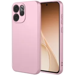 Coque arrière en silicone Phonesta Soft Silk pour Oppo Reno15 Pro Max - Rose