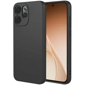 Coque arrière en silicone Phonesta Soft Silk pour Oppo Reno15 Pro Max - Noir