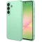 Coque arrière en silicone Phonesta Soft Silk pour Samsung Galaxy A57 - Vert matcha