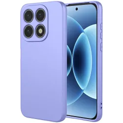 Coque arrière en silicone Phonesta Soft Silk pour Xiaomi 17 - Violet