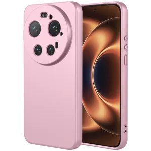 Coque arrière en silicone Phonesta Soft Silk pour Xiaomi 17 Ultra - Rose