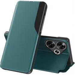 Coque à rabat Phonesta Smart Side View pour Xiaomi Poco F6 - Vert