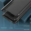 Coque à rabat Phonesta Smart Side View pour Xiaomi Poco F6 Pro - Noir 2