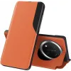 Coque à rabat Phonesta Smart Side View pour HONOR Magic7 Lite - Orange 0