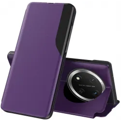 Coque à rabat Phonesta Smart Side View pour HONOR Magic7 Lite - Violet
