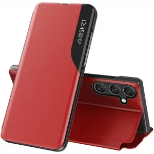 Coque à rabat Phonesta Smart Side View pour Samsung Galaxy A15 4G/5G - Rouge