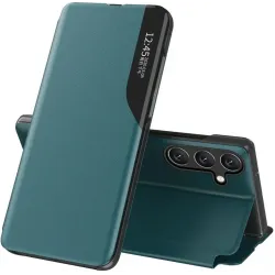 Coque à rabat Phonesta Smart Side View pour Samsung Galaxy A35 - Vert