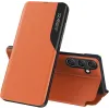 Coque à rabat Phonesta Smart Side View pour Samsung Galaxy A35 - Orange