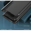 Coque à rabat Phonesta Smart Side View pour Samsung Galaxy S24 FE - Noir 4