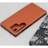 Coque à rabat Phonesta Smart Side View pour Samsung Galaxy S25 Ultra - Orange 6