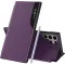 Coque à rabat Phonesta Smart Side View pour Samsung Galaxy S25 Ultra - Violet