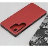 Coque à rabat Phonesta Smart Side View pour Samsung Galaxy S25 Ultra - Rouge 6
