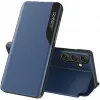 Coque à rabat Phonesta Smart Side View pour Samsung Galaxy S25/S24 - Bleu