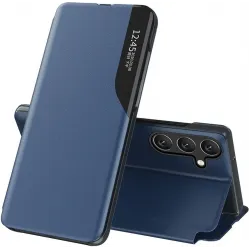 Coque à rabat Phonesta Smart Side View pour Samsung Galaxy A16 - Bleu