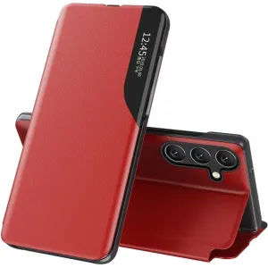 Coque à rabat Phonesta Smart Side View pour Samsung Galaxy A16 - Rouge