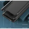 Coque à rabat Phonesta Smart Side View pour Samsung Galaxy S25 Edge - Noir 4