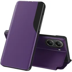 Coque à rabat Phonesta Smart Side View pour Xiaomi Poco X7 Pro - Violet