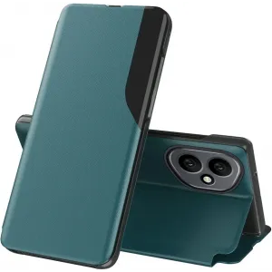 Coque à rabat Phonesta Smart Side View pour HONOR 400 - Vert