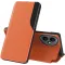 Coque à rabat Phonesta Smart Side View pour HONOR 400 - Orange