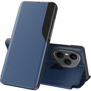 Coque à rabat Phonesta Smart Side View pour HONOR 400 Pro - Bleu