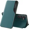 Coque à rabat Phonesta Smart Side View pour Samsung Galaxy S25 FE - Vert