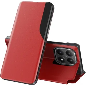 Coque à rabat Phonesta Smart Side View pour Xiaomi 15T - Rouge
