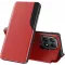 Coque à rabat Phonesta Smart Side View pour Xiaomi 15T Pro - Rouge