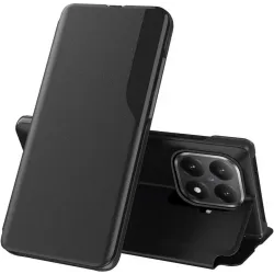 Coque à rabat Phonesta Smart Side View pour Xiaomi 15T Pro - Noir