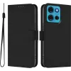 Coque portefeuille Phonesta Soft Skin pour Motorola Moto G75 - Noir