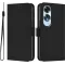 Coque portefeuille Phonesta Soft Skin pour Oppo A60 4G - Noir
