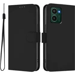 Coque portefeuille Phonesta Soft Skin pour HMD Pulse/Pulse Plus/Pulse Pro - Noir