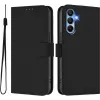 Coque portefeuille Phonesta Soft Skin pour Samsung Galaxy A15 4G/5G - Noir