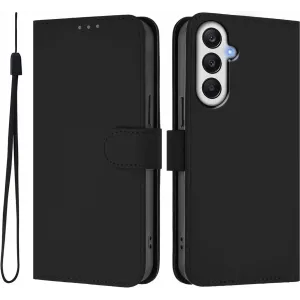 Coque portefeuille Phonesta Soft Skin pour Samsung Galaxy A25 - Noir