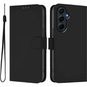 Coque portefeuille Phonesta Soft Skin pour Samsung Galaxy A55 - Noir