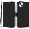 Coque portefeuille Phonesta Soft Skin pour Apple iPhone 15 Plus - Noir