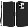 Coque portefeuille Phonesta Soft Skin pour Apple iPhone 15 Pro - Noir