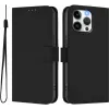 Coque portefeuille Phonesta Soft Skin pour Apple iPhone 15 Pro Max - Noir