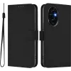 Coque portefeuille Phonesta Soft Skin pour HONOR 200 Pro - Noir