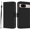 Coque portefeuille Phonesta Soft Skin pour Google Pixel 8 - Noir