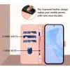 Coque portefeuille Phonesta Soft Skin pour Xiaomi Redmi 14C / Xiaomi Poco C75 - Rose tendre 4